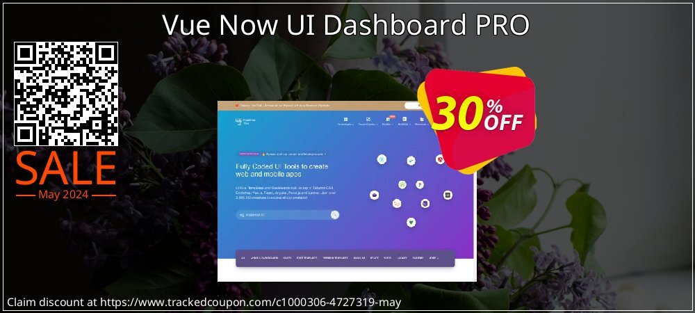 Vue Now UI Dashboard PRO coupon on National Smile Day deals