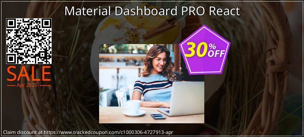 Material Dashboard PRO React coupon on Easter Day sales