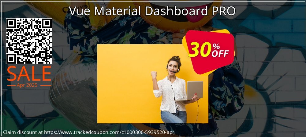 Vue Material Dashboard PRO coupon on Mother Day deals