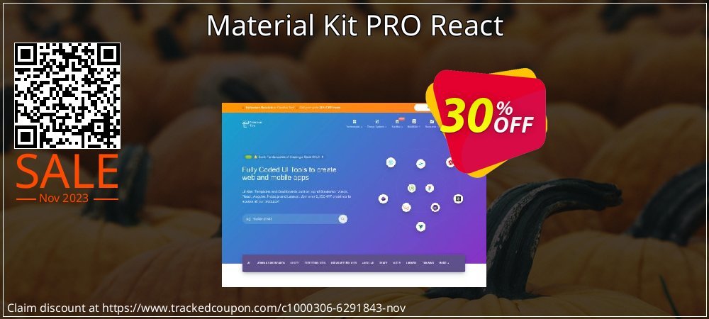 Material Kit PRO React coupon on National Pizza Party Day deals