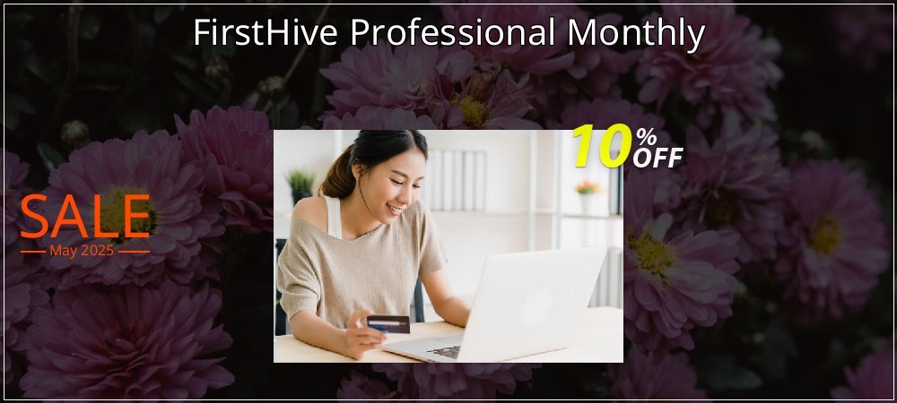 FirstHive Professional Monthly coupon on National Memo Day offering sales