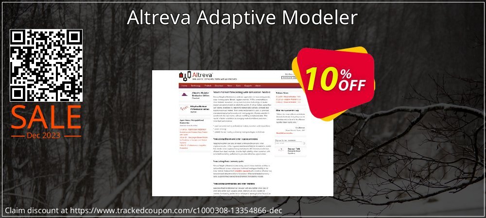 Altreva Adaptive Modeler coupon on World Party Day offering sales