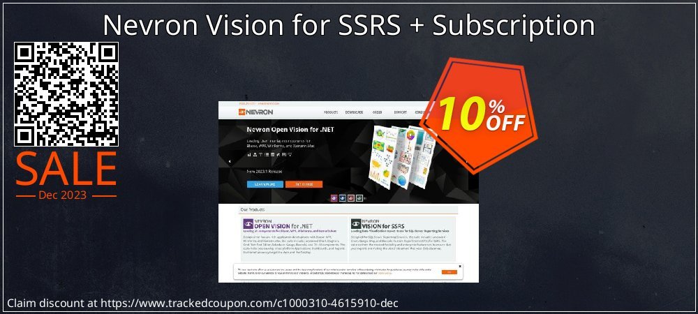 Nevron Vision for SSRS + Subscription coupon on National Walking Day super sale