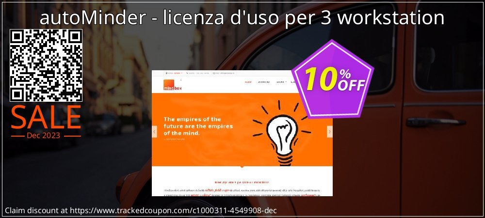 autoMinder - licenza d'uso per 3 workstation coupon on Easter Day offer