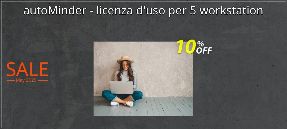 autoMinder - licenza d'uso per 5 workstation coupon on National Walking Day offering discount