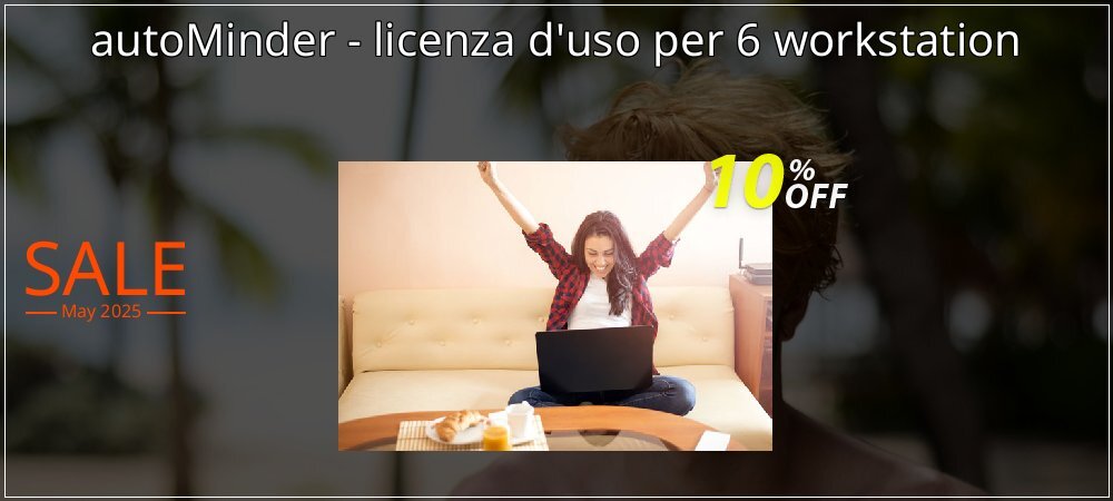 autoMinder - licenza d'uso per 6 workstation coupon on World Party Day offering sales