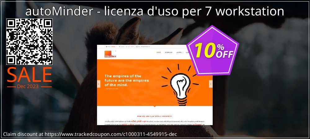 autoMinder - licenza d'uso per 7 workstation coupon on National Walking Day sales