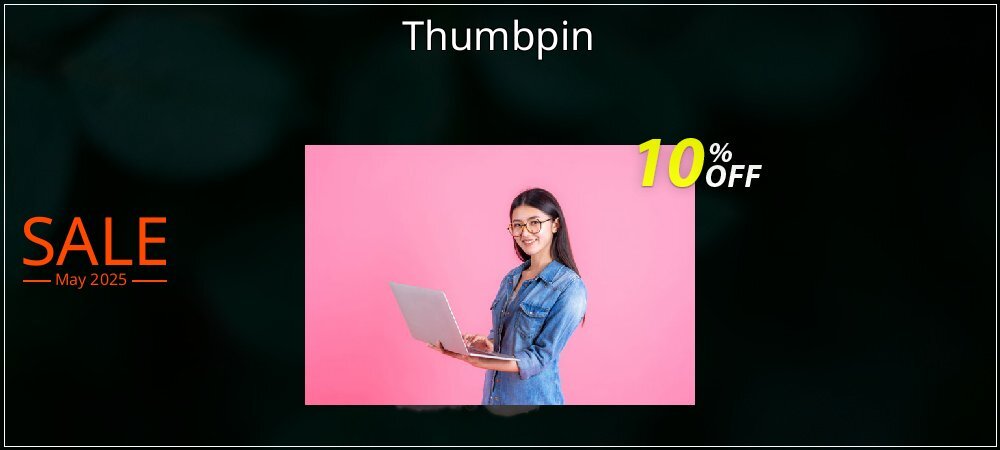 Thumbpin coupon on World Backup Day deals