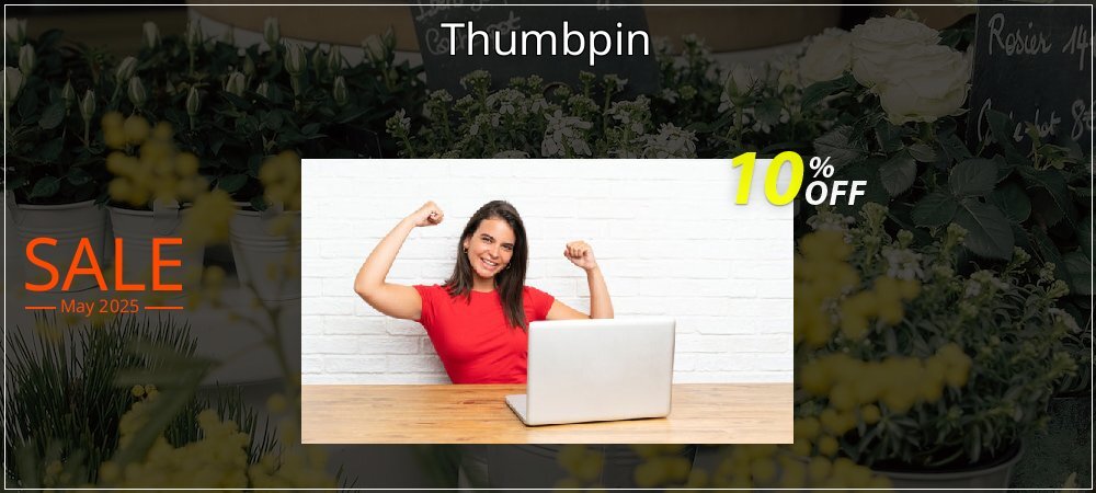 Thumbpin coupon on World Party Day discount