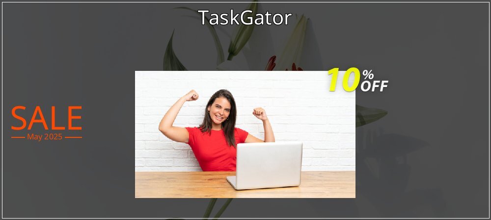 TaskGator coupon on April Fools' Day offering discount