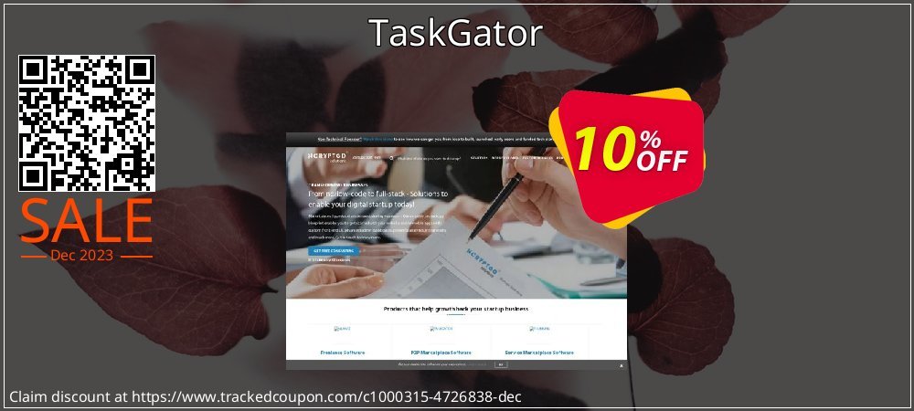 TaskGator coupon on Constitution Memorial Day super sale