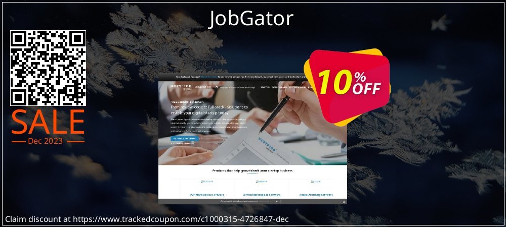 JobGator coupon on Working Day super sale