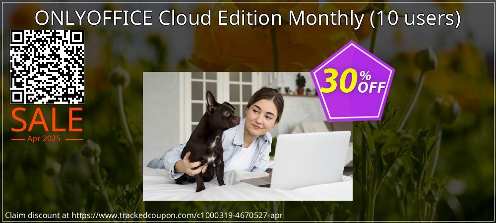 ONLYOFFICE Cloud Edition Monthly - 10 users  coupon on April Fools' Day offer