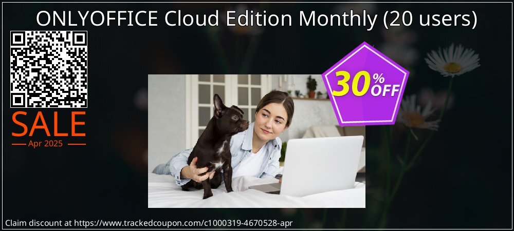 ONLYOFFICE Cloud Edition Monthly - 20 users  coupon on Easter Day discount