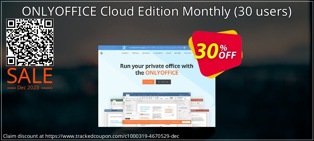 ONLYOFFICE Cloud Edition Monthly - 30 users  coupon on Tell a Lie Day offering discount