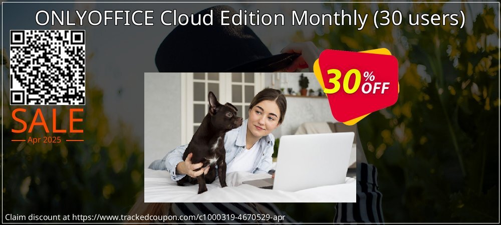 ONLYOFFICE Cloud Edition Monthly - 30 users  coupon on World Password Day offering sales