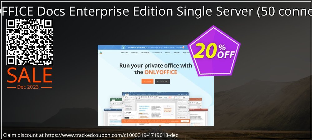 ONLYOFFICE Docs Enterprise Edition Single Server - 50 connections  coupon on Virtual Vacation Day sales