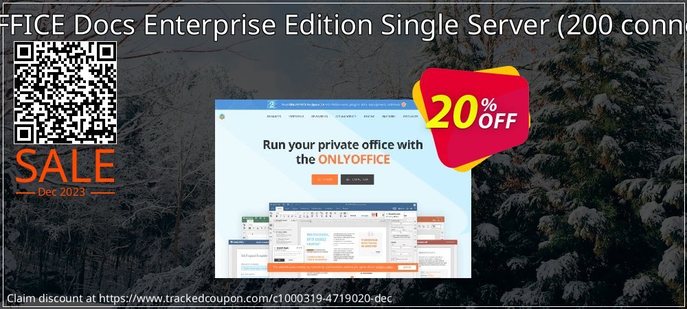 ONLYOFFICE Docs Enterprise Edition Single Server - 200 connections  coupon on National Walking Day discount