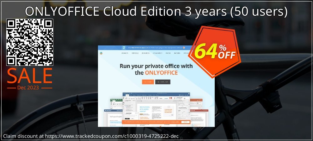 ONLYOFFICE Cloud Edition 3 years - 50 users  coupon on April Fools' Day offering discount