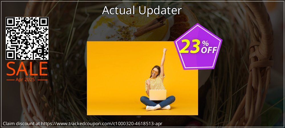 Actual Updater coupon on Constitution Memorial Day deals