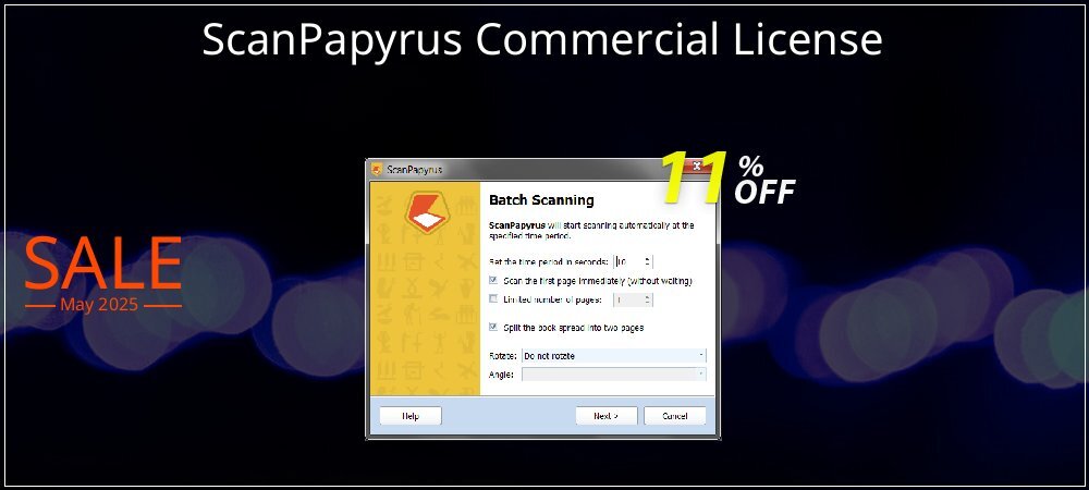 ScanPapyrus Commercial License coupon on Working Day discount