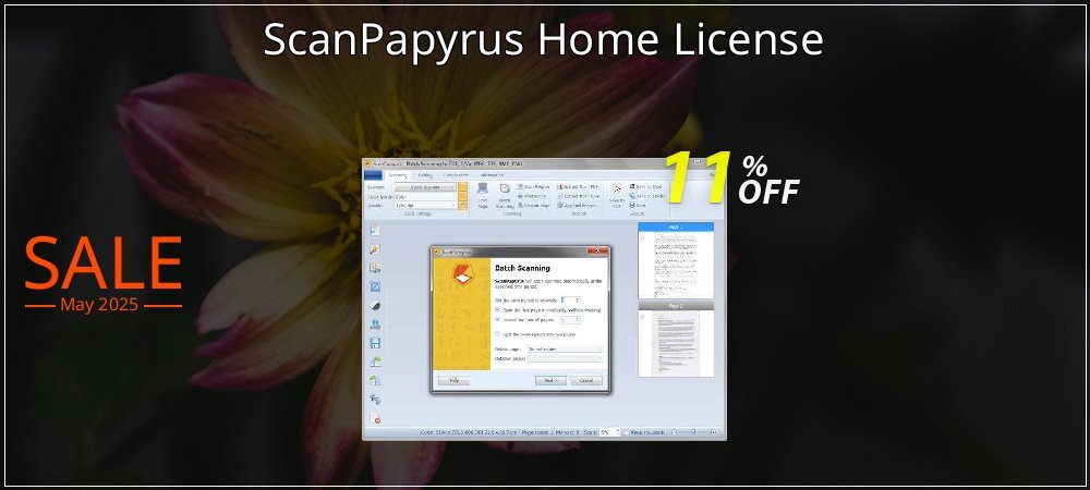 ScanPapyrus Home License coupon on World Party Day offering discount