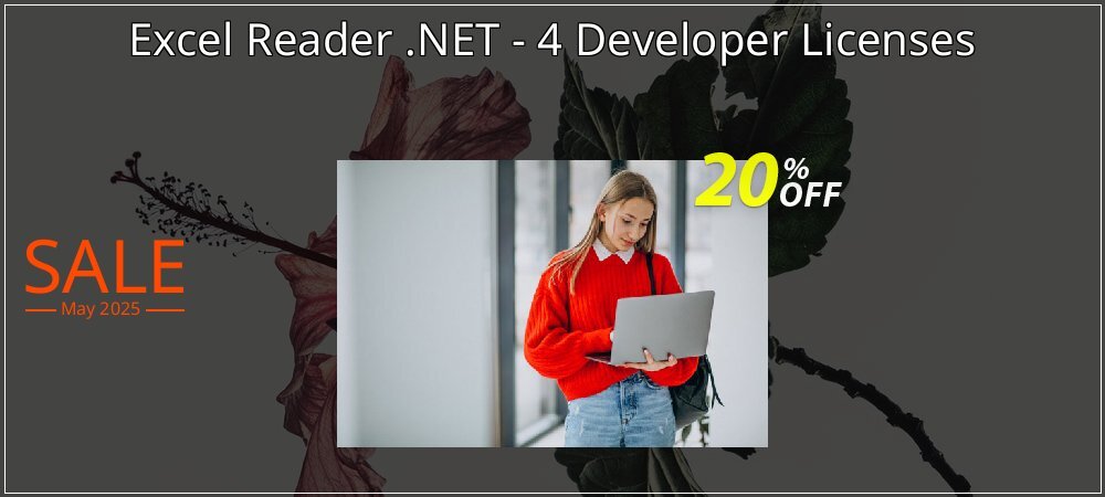 Excel Reader .NET - 4 Developer Licenses coupon on Mother Day offering sales