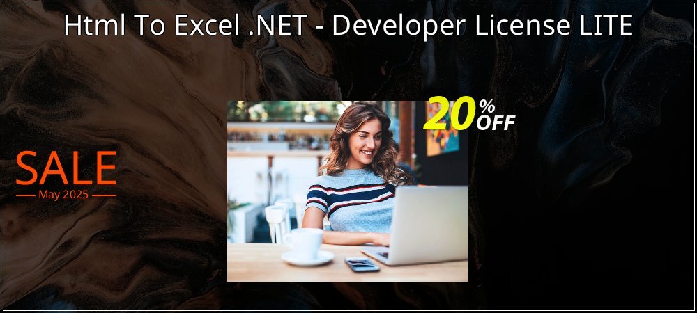 Html To Excel .NET - Developer License LITE coupon on World Party Day discount