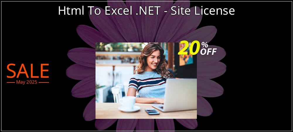 Html To Excel .NET - Site License coupon on April Fools' Day offering discount