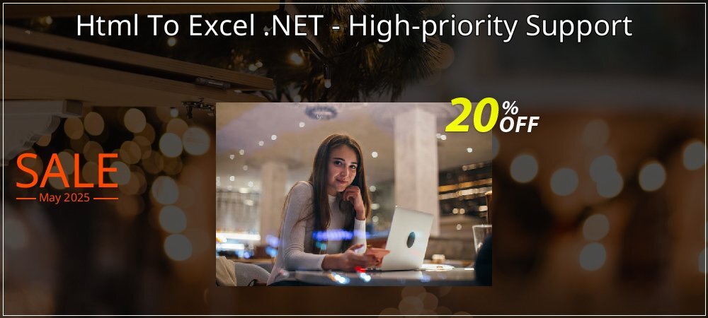 Html To Excel .NET - High-priority Support coupon on April Fools' Day offering sales