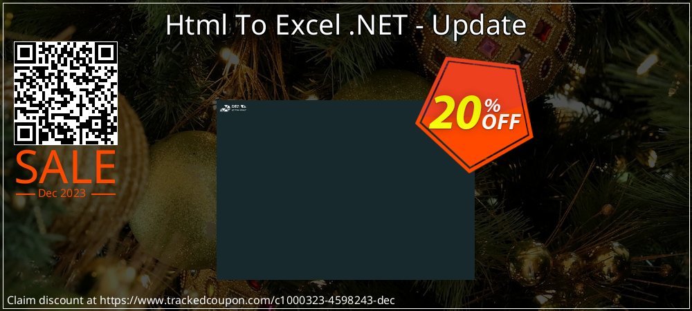 Html To Excel .NET - Update coupon on Easter Day deals