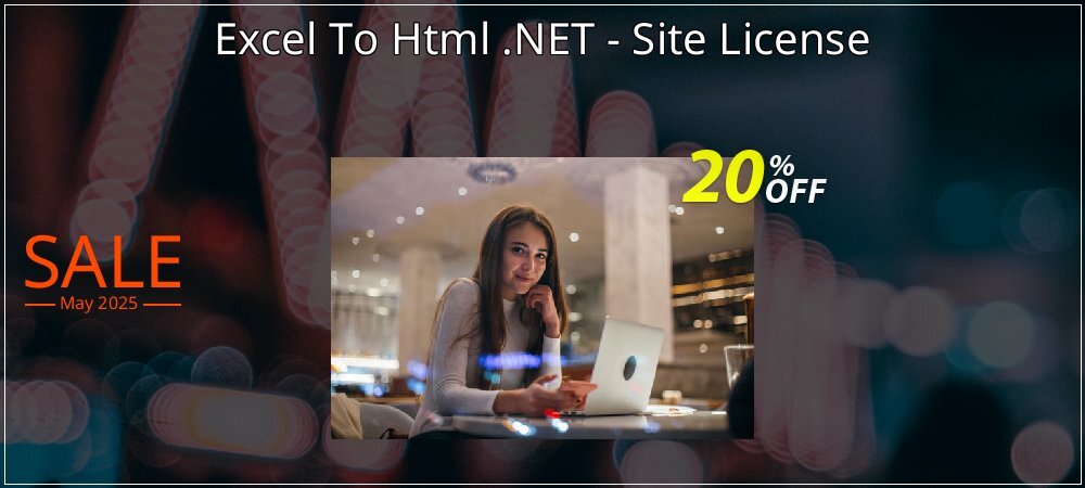 Excel To Html .NET - Site License coupon on National Smile Day promotions