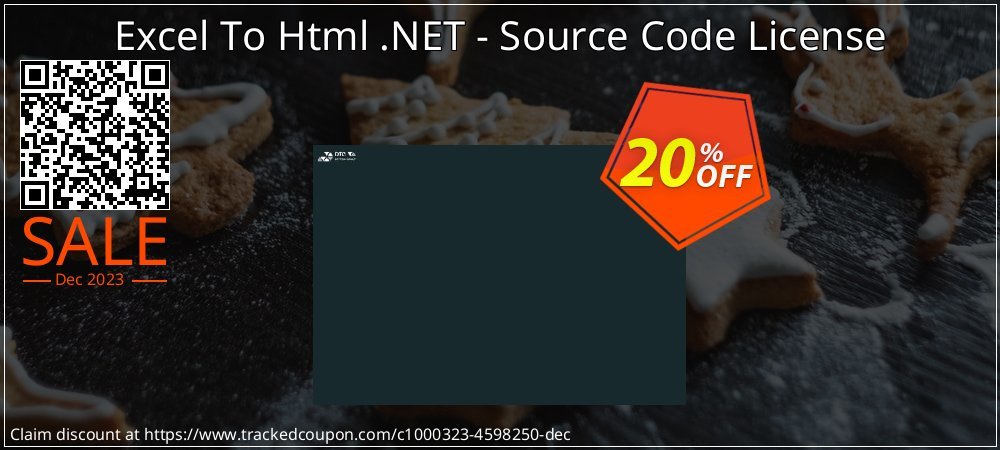 Excel To Html .NET - Source Code License coupon on National Walking Day promotions