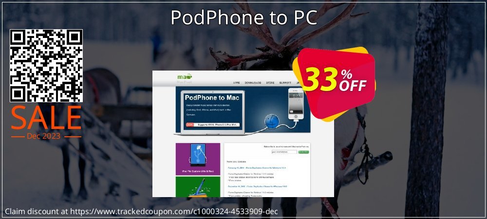 PodPhone to PC coupon on Earth Hour promotions