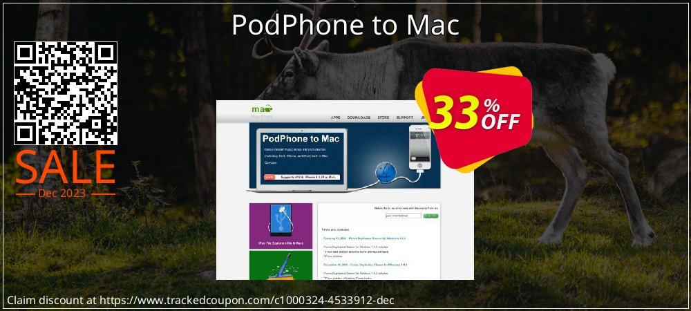 PodPhone to Mac coupon on World Wildlife Day offer