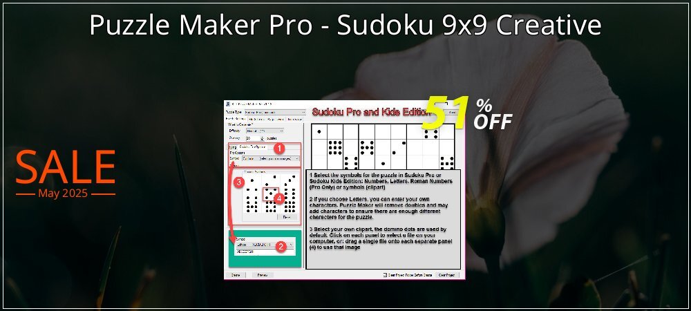 Puzzle Maker Pro - Sudoku 9x9 Creative coupon on Working Day discount