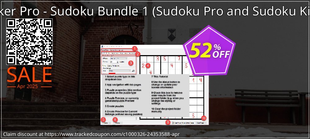 Puzzle Maker Pro - Sudoku Bundle 1 - Sudoku Pro and Sudoku Kids Edition  coupon on Virtual Vacation Day super sale