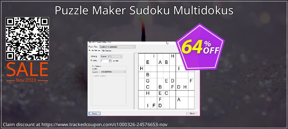 Puzzle Maker Sudoku Multidokus coupon on Virtual Vacation Day super sale