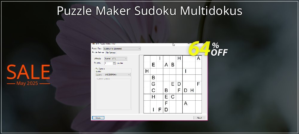 Puzzle Maker Sudoku Multidokus coupon on Constitution Memorial Day promotions