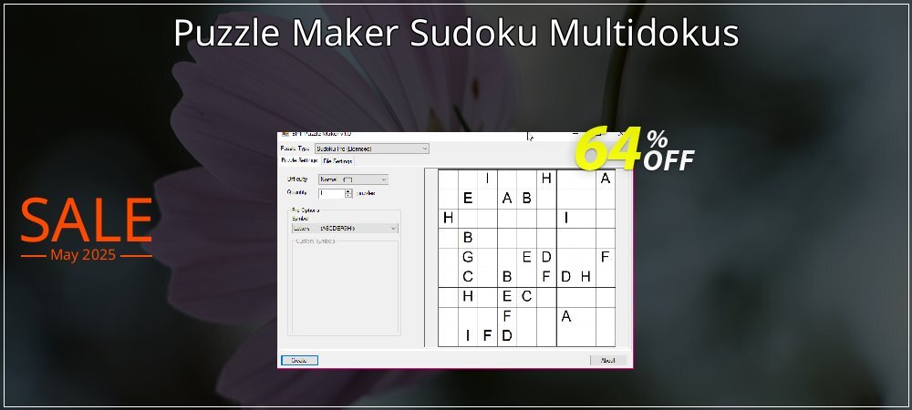 Puzzle Maker Sudoku Multidokus coupon on Easter Day discounts