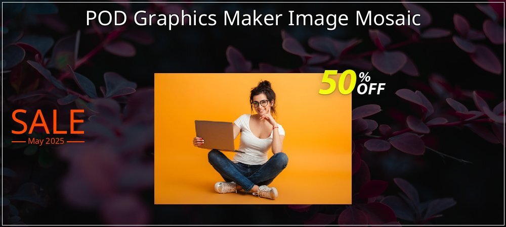 POD Graphics Maker Image Mosaic coupon on National Walking Day discounts