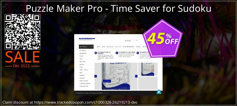 Puzzle Maker Pro - Time Saver for Sudoku coupon on Virtual Vacation Day discount