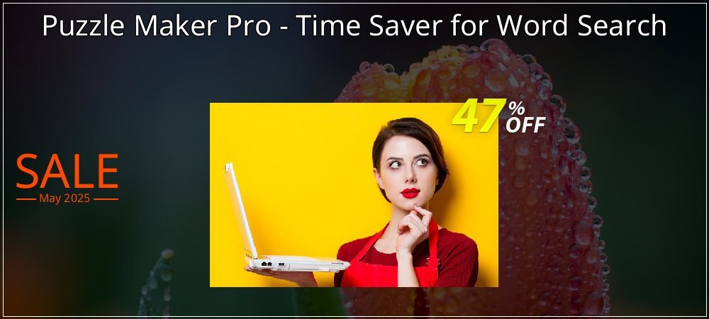 Puzzle Maker Pro - Time Saver for Word Search coupon on Constitution Memorial Day discounts