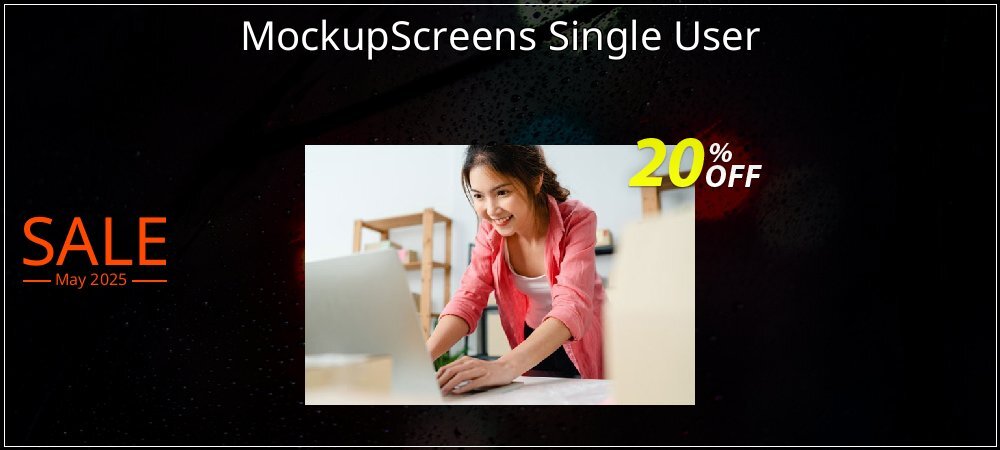 MockupScreens Single User coupon on National Memo Day offering discount