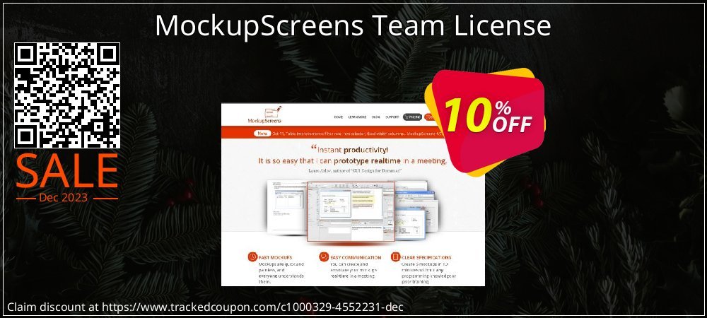 MockupScreens Team License coupon on National Loyalty Day offering discount
