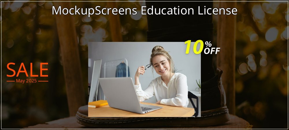 MockupScreens Education License coupon on National Pizza Party Day super sale