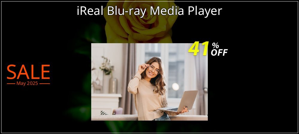 iReal Blu-ray Media Player coupon on National Pizza Party Day offering sales