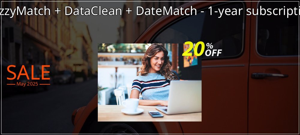 FuzzyMatch + DataClean + DateMatch - 1-year subscription coupon on Tell a Lie Day discounts