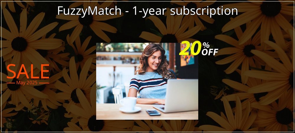 FuzzyMatch - 1-year subscription coupon on National Walking Day super sale