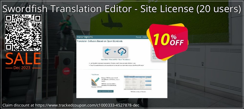 Swordfish Translation Editor - Site License - 20 users  coupon on Easter Day promotions